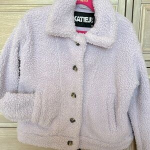 Katie J lavender jacket for child, size small (7/8)
